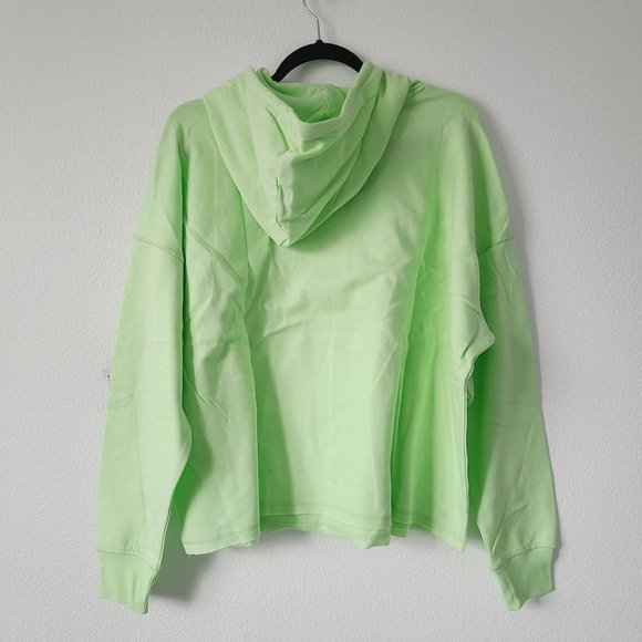 Torrid Sex Pistols Cozy Fleece Crop Hoodie Sweater Plus Size 1X Green - Picture 2 of 6